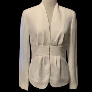 Doncaster white fully lined jacket, 4 petite